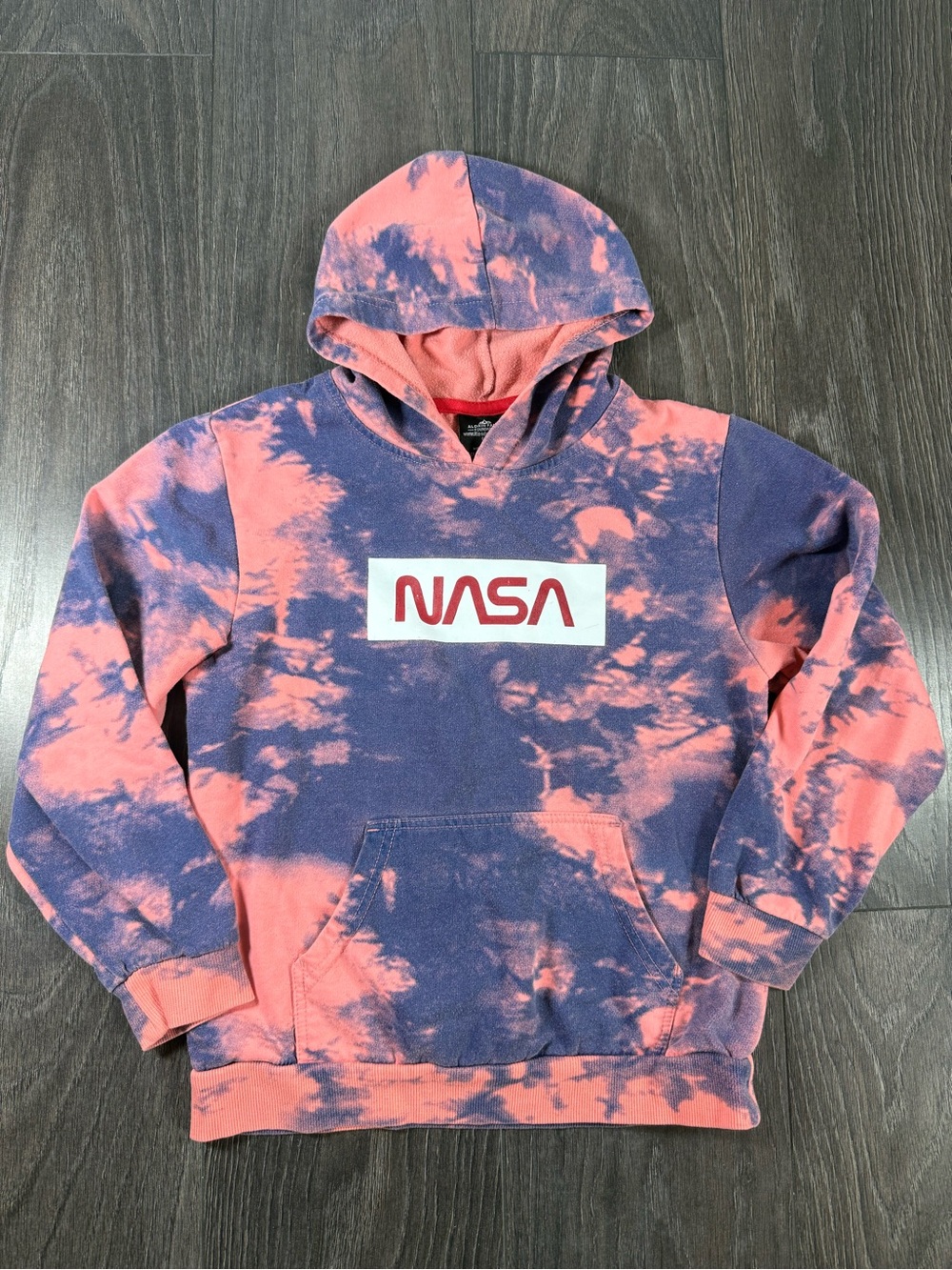Kids' Tie-Dye Hoodie NASA Sweatshirt
